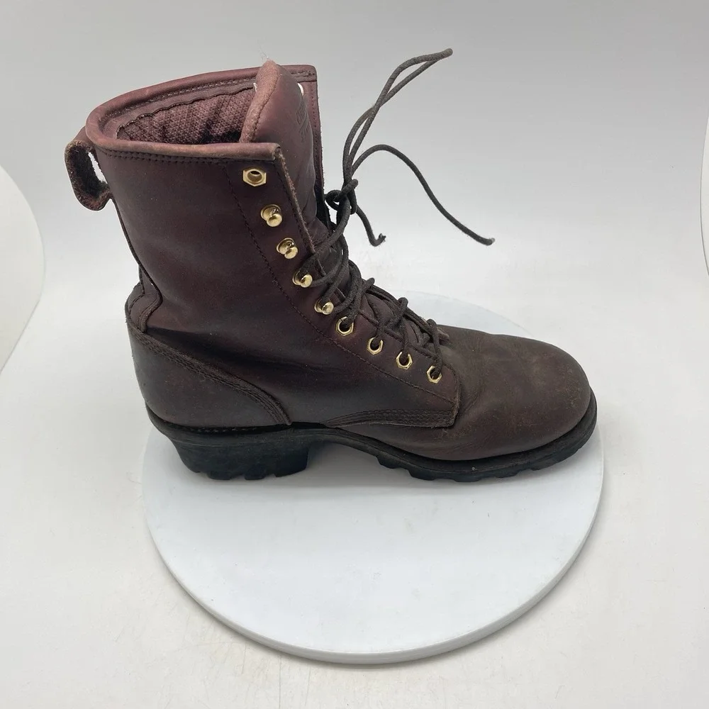 Chippewa Boots Mens 8 M SportIlity Insulated Loggers 73026 Oxblood Work Shoes